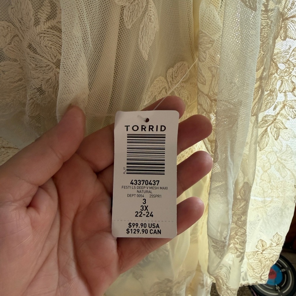 Torrid Festi Embroidered Lace Maxi Dress - Picture 8 of 11